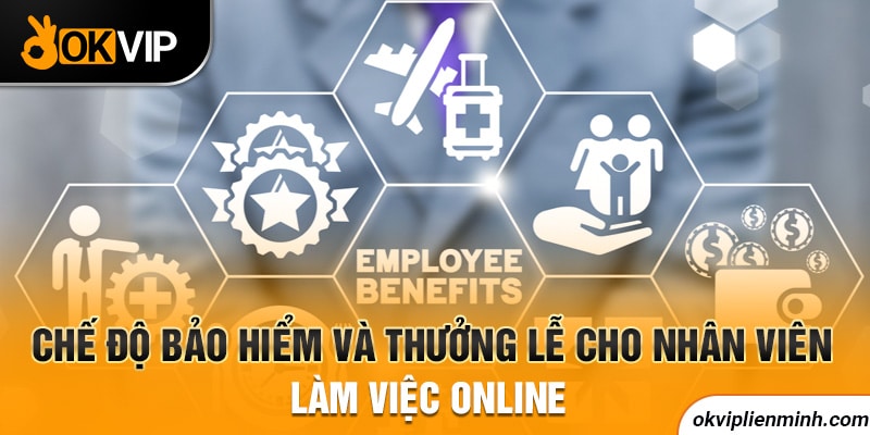 Chế độ bảo hiểm và thưởng lễ cho nhân viên làm việc online