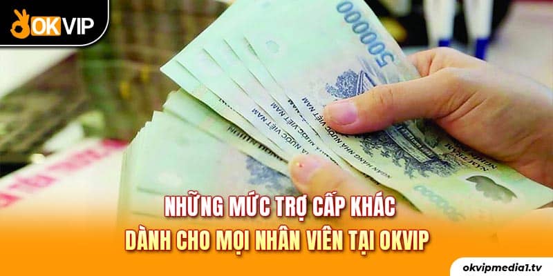 Những mức trợ cấp khác dành cho mọi nhân viên tại OKVIP